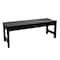 Highwood Usa 4ft Lehigh Picnic Bench Outdoor Furniture for Patio, Backyard, Garden AD-BENN2-BKE - alternate 1